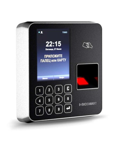 Терминал комбинированный биометрический BioSmart-WTC2-MF в Ногинске Контроллеры Pintop.ru