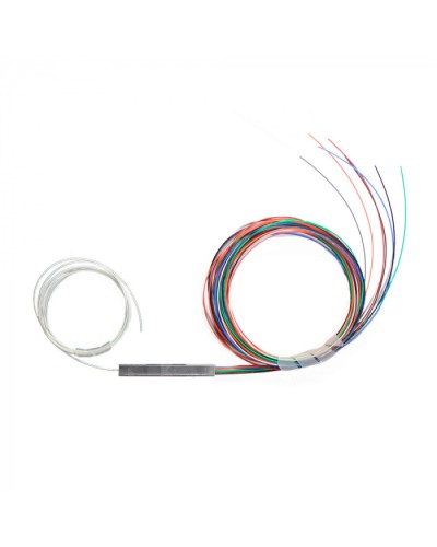 Разветвитель план 1х8 не окон 9/125 вывод 1.5м буфер 0.9 мм 1260/1650 Cabeus (FCT-PLC-1/8-9-1.5-0.9) в Ногинске Оптические разветвители (сплиттеры) Pintop.ru