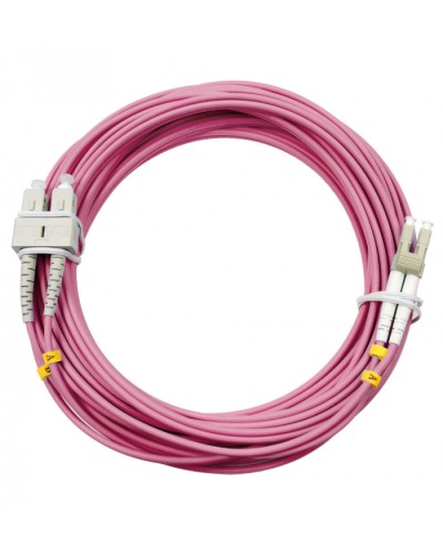 Шнур оптический duplex LC-SC 50/125 mm OM4 20м LSZH Cabeus FOP-50-OM4-LC-SC-20m в Ногинске Патч-корды оптические Pintop.ru