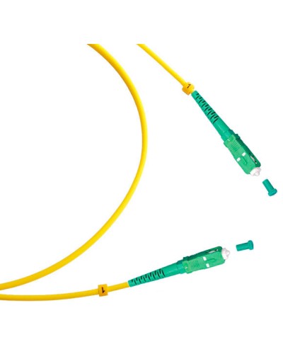 Шнур оптический simplex SC/APC-SC/APC 9/125 sm 7м LSZH Cabeus FOP(s)-9-SC/APC-SC/APC-7m в Ногинске Патч-корды оптические Pintop.ru