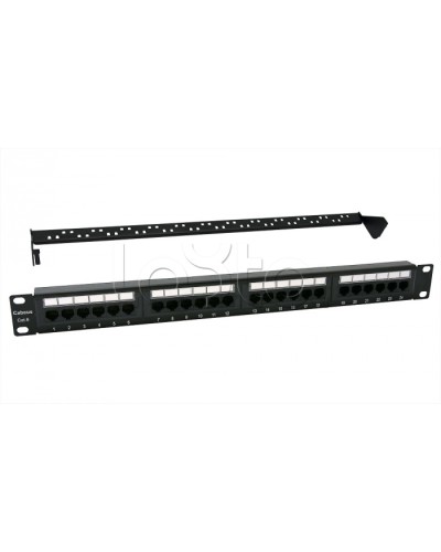 Патч-панель 19, 1U, 24xRJ45 Cabeus PL-24-Cat.6-Dual IDC в Ногинске Патч панель Pintop.ru