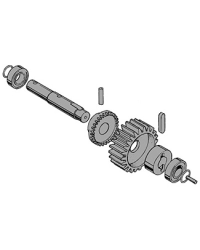 Вал в сборе C-BY Came 119RIC031 в Ногинске Запчасти для шлагбаумов и автоматики Pintop.ru