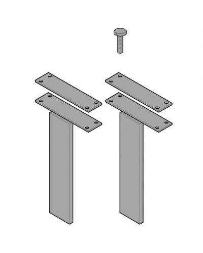 Кронштейны крепления створок C003 Came 119RICX014 в Ногинске Запчасти для шлагбаумов и автоматики Pintop.ru