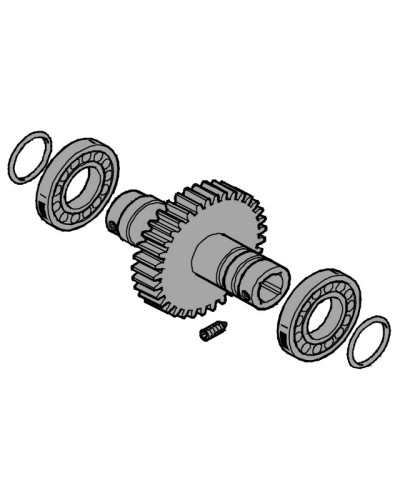 Вал выходной EMEGA Came 119RIE062 в Ногинске Запчасти для шлагбаумов и автоматики Pintop.ru