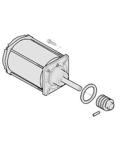 Электродвигатель G12000 в сборе Came 119RIG101 в Ногинске Запчасти для шлагбаумов и автоматики Pintop.ru
