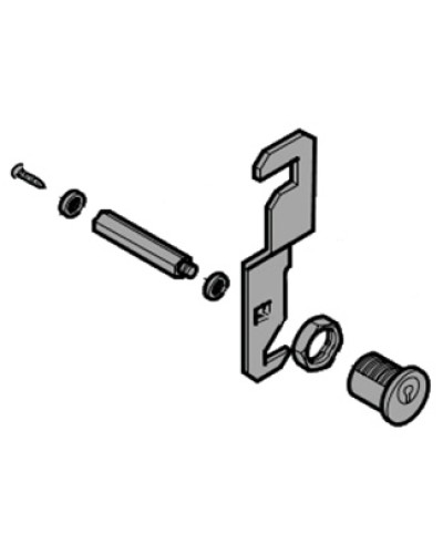 Замок дверцы G4040 Came 119RIG411 в Ногинске Запчасти для шлагбаумов и автоматики Pintop.ru