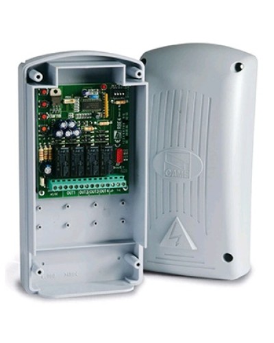 Внешний, двухчастотный, 4-канальный радиодекодер Came 806RV-0020 в Ногинске Запчасти для шлагбаумов и автоматики Pintop.ru