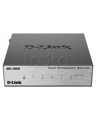 Коммутатор 5-портовый D-Link DES-1005D/O2B в Ногинске Коммутаторы Pintop.ru