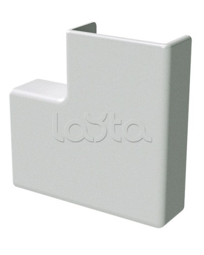 Угол плоский белый 22x10 DKC (00407R) в Ногинске Аксессуары для кабель-канала Pintop.ru