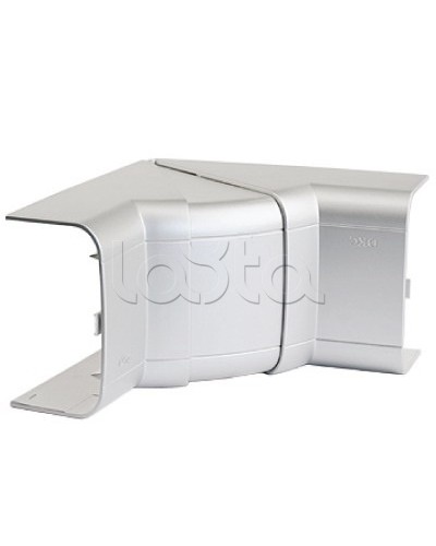 Угол внутренний 110х50 мм, изменяемый 70-120°, цвет серый металлик DKC 01051G в Ногинске Аксессуары для кабель-канала Pintop.ru