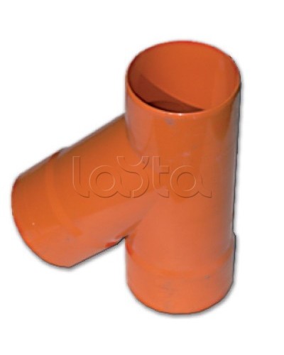 Тройник для двустенных труб одного диаметра ф63мм, 45°, полипропилен DKC 019063 в Ногинске Повороты, муфты, тройники Pintop.ru