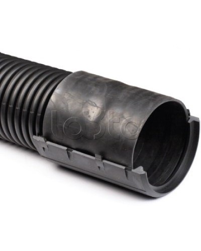 Муфта соединительная (разъемная с фиксатором) для трубы двустенной диам. 110 мм DKC(017110) в Ногинске Повороты, муфты, тройники Pintop.ru