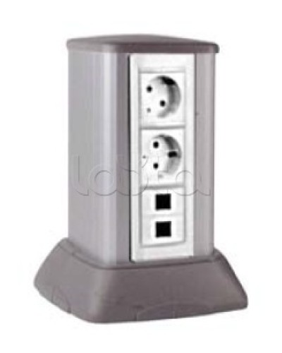 Миниколонна алюминиевая, 0.25 м DKC 19522 в Ногинске Аксессуары для кабель-канала Pintop.ru