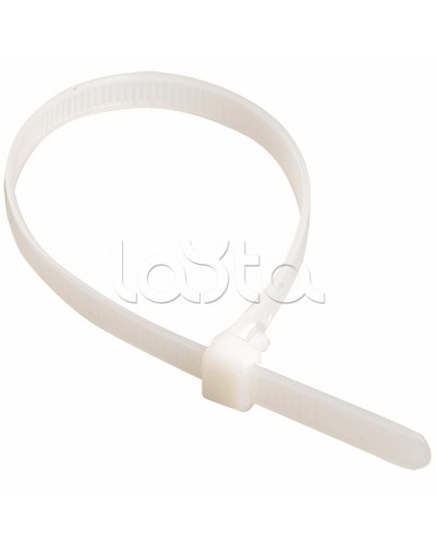 Хомут-стяжка нейлоновый, стандартный P6.6 9x780 белый DKC (25234) (100 шт/уп) в Ногинске Стяжки-хомуты Pintop.ru