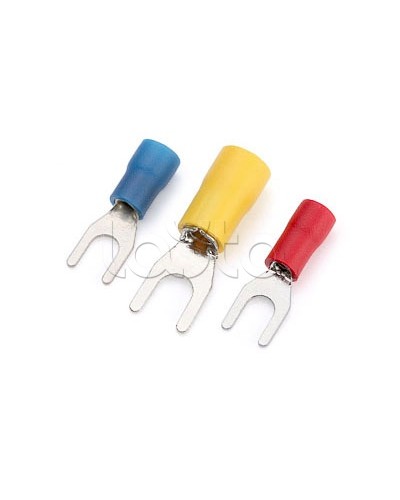 Наконечник вилочный с изолир.фланцем 1,5-2,5 кв.мм 4,1 мм (НВИ) DKC 2B14P в Ногинске Крепежные изделия Pintop.ru