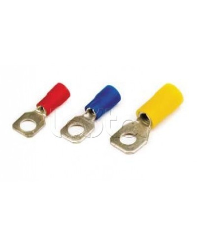 Наконечник с отверстием под винт ф5,2мм, с изолированным фланцем, для сечения провода 2,5-6,0мм2 DKC (2C5P) в Ногинске Держатели, клипсы, скобы Pintop.ru