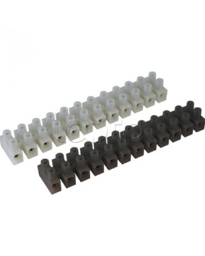 Клемник полипропилен черный, 12р, 450V, 76A, 16мм.кв. DKC 43512PL/R в Ногинске Клеммные колодки Pintop.ru