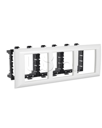 Рамка-суппорт Avanti белый для In-liner Front, 6 мод. DKC 4400916 в Ногинске Аксессуары для лотков Pintop.ru