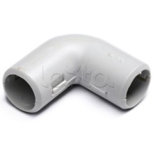 Колено открывающееся, 90 градусов 32 DKC (50532) - Колено открывающееся 90°, номинальный ф32мм, пластик, IP40, RAL 7035