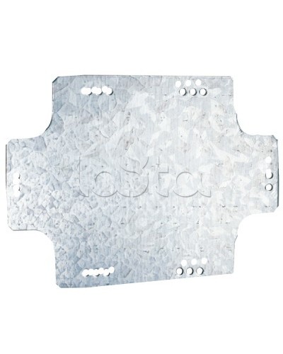 Монтажная пластина из оцинк. стали 270х198х1,5мм, для коробок 300х220мм DKC (59608) в Ногинске Крепежные изделия Pintop.ru