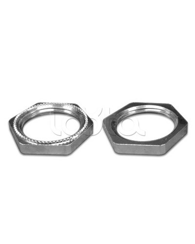 Гайка заземляющая M25x1,5 никел. латунь DKC 6006EMC-25 в Ногинске Крепеж Pintop.ru