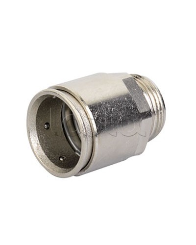 Муфта труба-коробка д.16мм, IP66/IP67, М16х1,5, никелированная латунь DKC 6111-A16N в Ногинске Повороты, муфты, тройники Pintop.ru