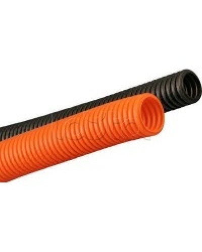 Труба гофрированная ПНД 20 мм без зонда тяжёлая цвет оранжевый DKC 70520 в Ногинске Труба гофрированная Pintop.ru