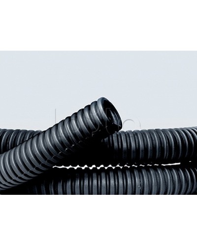 Труба ПНД гибкая гофр. д.32мм, лёгкая без протяжки, 25м, цвет чёрный DKC 70732 в Ногинске Труба гофрированная Pintop.ru
