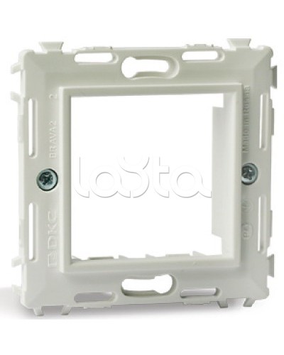 Каркас на 2 модуля (одноместный), слоновая кость DKC 75020SL в Ногинске Аксессуары для кабель-канала Pintop.ru