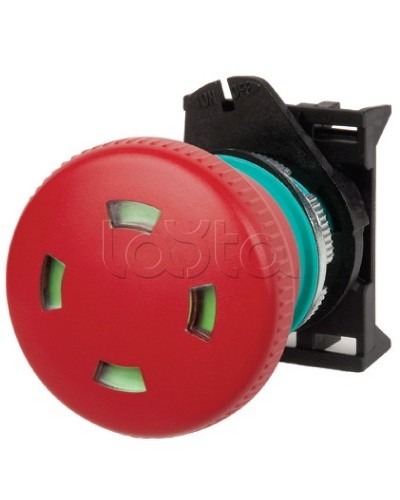 Кнопка аварийная грибовидная типа тяни-толкай с индикацией O 40 DKC ABHT1P4S в Ногинске Аксессуары для стоек и шкафов Pintop.ru