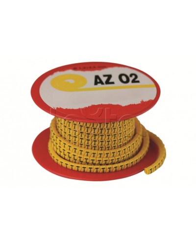 Колечко маркировочное -, 1,3-2,5мм. черное на желтом DKC AZO211BY в Ногинске Крепежные изделия Pintop.ru