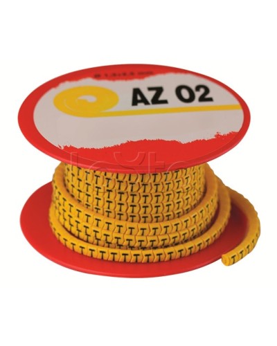 Колечко маркировочное C, 1,3-2,5мм. черное на желтом DKC AZO2CCBY в Ногинске Крепежные изделия Pintop.ru