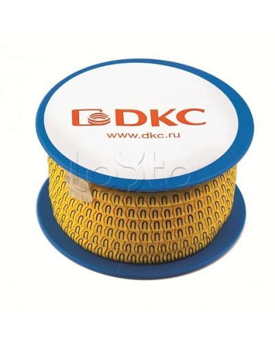 Колечко маркировочное N, 1,3-2,5мм. черное на желтом DKC AZO2NNBY в Ногинске Аксессуары для кабель-канала Pintop.ru