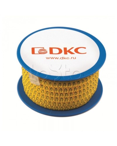 Колечко маркировочное +, 4-8мм. черное на желтом DKC AZS410BY в Ногинске Крепежные изделия Pintop.ru