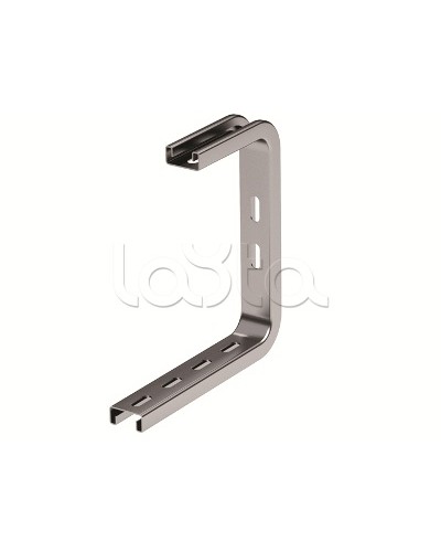 Консоль легкая потолочная DS осн.150 мм, длина 190 мм, цинк-ламельная DKC / ДКС (BBA3015ZL) в Ногинске Аксессуары для лотков Pintop.ru