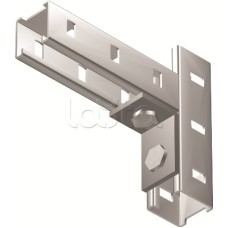 Уголок крепежный одиночный горячеоцинкованный DKC BMC1011HDZ