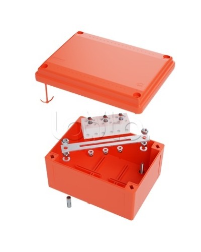 Коробка пластиковая FS с гладкими стенками и клеммниками DKC IP56 100х100х50мм FSB10404 в Ногинске Распределительные коробки Pintop.ru