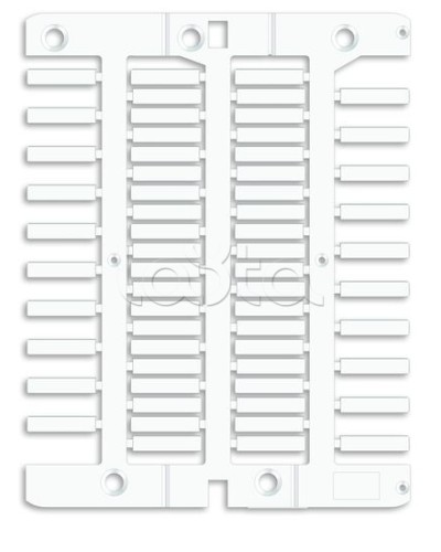 Маркировка для провода, жесткая, для трубочек. 4х23мм. Белая DKC NUT23 в Ногинске Крепежные изделия Pintop.ru