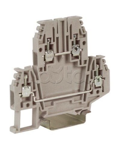 Зажим клеммный проходной 2.5 кв.мм DKC ZDB100GR в Ногинске Клеммные колодки Pintop.ru