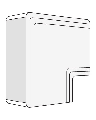 Угол плоский 40x40 NPAN DKC 01738 в Ногинске Аксессуары для кабель-канала Pintop.ru