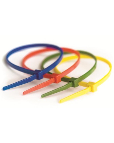 Хомут-стяжка нейлоновый, стандартный PL6.6 3.6х200 мм зеленый DKC 25214CV (100 шт/уп) в Ногинске Стяжки-хомуты Pintop.ru