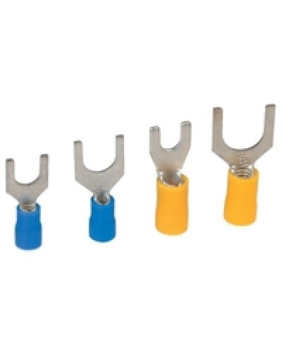 Наконечник вилочный с изолир.фланцем 2,5-6 кв.мм 8,5 мм (НВИ) DKC 2C18P в Ногинске Крепежные изделия Pintop.ru