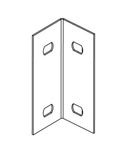 Уголок опорный FR TC/RRC/RRD/RRS на H 50 DKC 30199 в Ногинске Аксессуары для лотков Pintop.ru