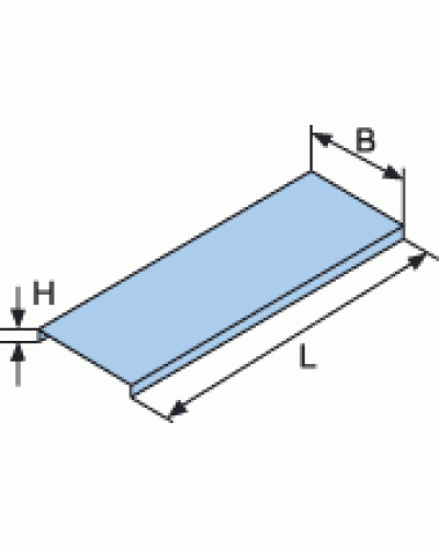 Крышка для лотка с заземлением осн. 80x3000 DKC 35521 в Ногинске Аксессуары для лотков Pintop.ru