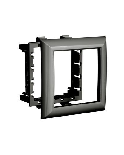 Рамка-суппорт Avanti черный для In-liner Front, 2 мод. DKC 4402912 в Ногинске Аксессуары для лотков Pintop.ru