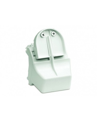 Адаптер для оптоволоконных разъемов 2хST, c системой пломбировки, белый, 2мод. DKC 76618B в Ногинске Аксессуары для стоек и шкафов Pintop.ru