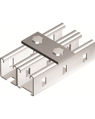 Пластина соединительная, длина 90 мм, 2отв., горячеоцинкованная DKC BMD1011HDZ в Ногинске Аксессуары для лотков Pintop.ru