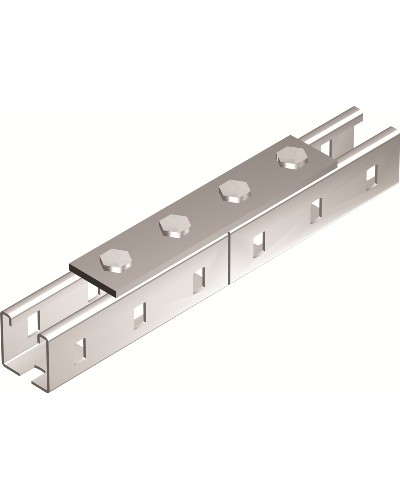 Пластина соединительная, длина 190 мм, 4отв., горячеоцинкованная DKC (BMD1012HDZ) в Ногинске Аксессуары для лотков Pintop.ru
