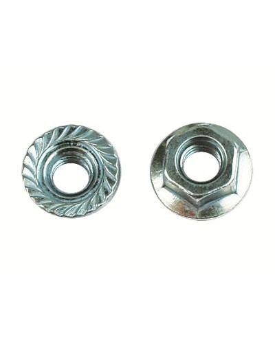 Гайка с насечкой, препятствующей откручиванию М6 HDZ (200 шт/уп) DKC (CM100600HDZ) в Ногинске Крепеж Pintop.ru