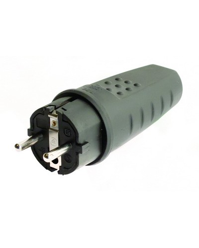 Вилка Schuko. Каучук. DKC DIS1103100 в Ногинске Аксессуары для стоек и шкафов Pintop.ru